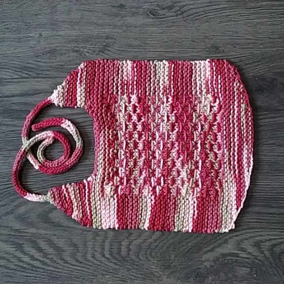 Hand Knit Baby Bib - Picture 2 of 5